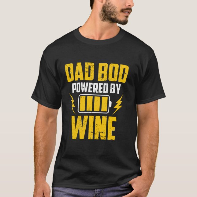 Wein Alkohol trinken Winemaker Daddy Vathers T-Shirt (Vorderseite)