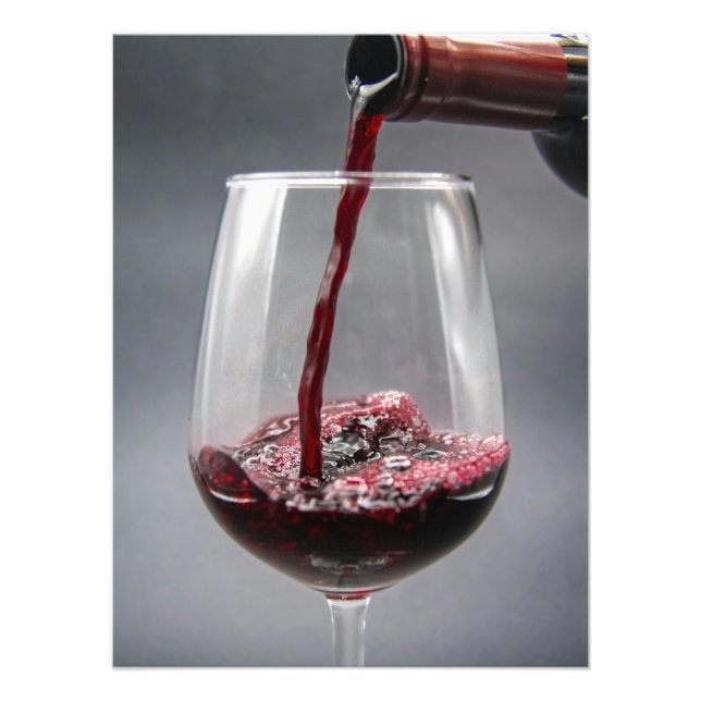 Wein aus der Flasche Fotodruck (Vorne)