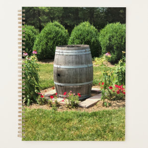 Wein Barrel Garden Deco, Chateau Morrisette, VA Planer