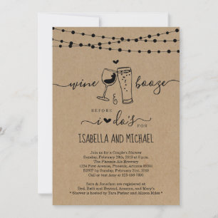 Wein & Booze bevor ich eine Dusche/Probe mache Einladung