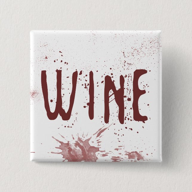 Wein Button (Vorderseite)