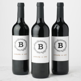 Wein/Champ/Wasser/Bier/Limonen-Etikett (4" x 3,5") Weinetikett