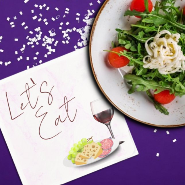 Wein- & Charcuterie-Brautparty Serviette (Von Creator hochgeladen)