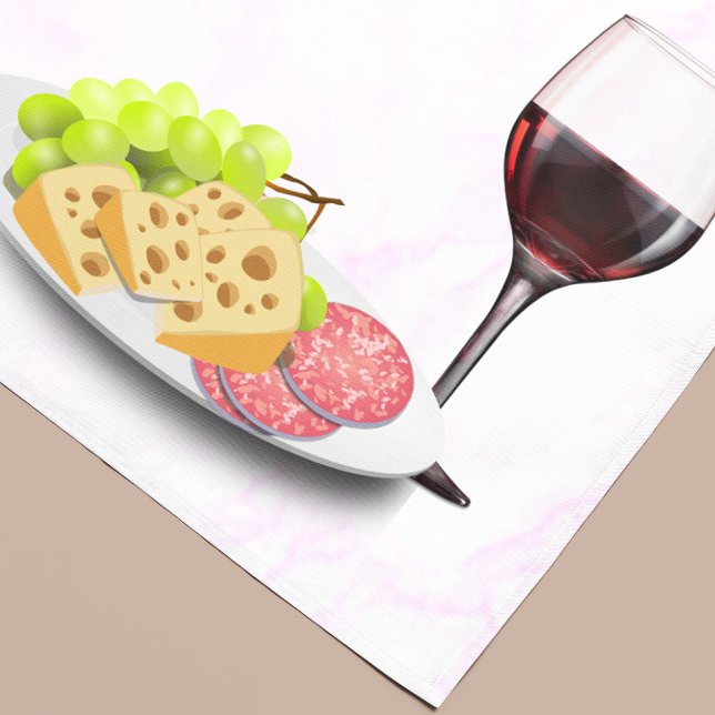 Wein & Charcuterie Geschirrtuch (Von Creator hochgeladen)