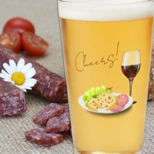 Wein- & Charcuterie-Verlobungsfeier Glas