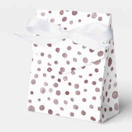 Wein Confetti Wasserfarben Dots Gefälligkeitsbox Geschenkschachtel