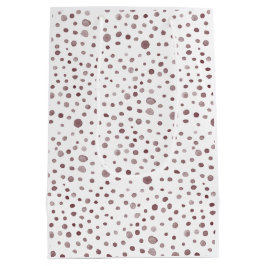 Wein Confetti Wasserfarben Dots Geschenktasche Mittlere Geschenktüte