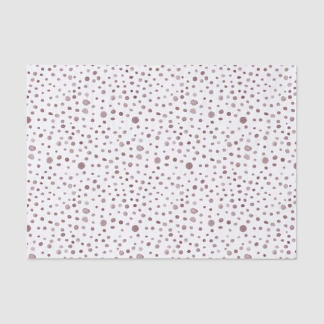 Wein Confetti Wasserfarben Dots Gewebe Papier (Vorderseite)