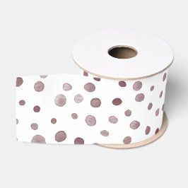 Wein Confetti Wasserfarben Dots Ribbon Ripsband