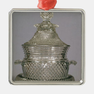 Wein cooler, c.1815-20 silbernes ornament