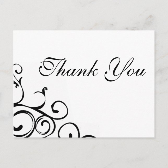 Wein Danke Postcard Postkarte (Vorderseite)