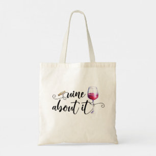 Wein darüber tragetasche