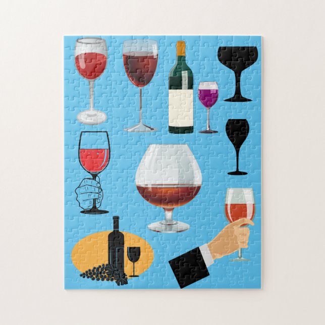 Wein Drinks Brillen Cocktails Alkohol Alkohol Alko (Vertikal)
