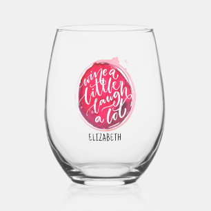 Wein ein wenig weinglas ohne stiel