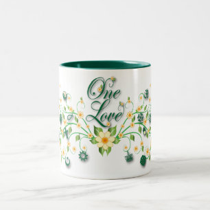 Wein einer Liebe Zweifarbige Tasse