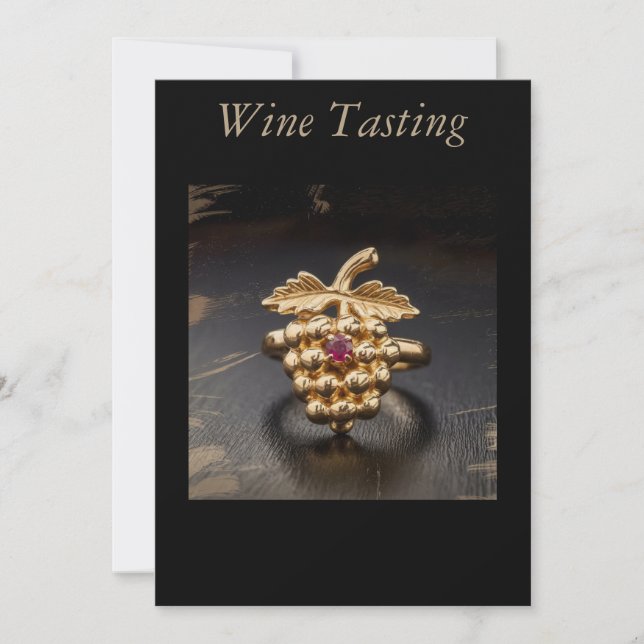 Wein Einladung (Vorderseite)