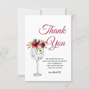 Wein, Erwachsener, danke zu kardieren