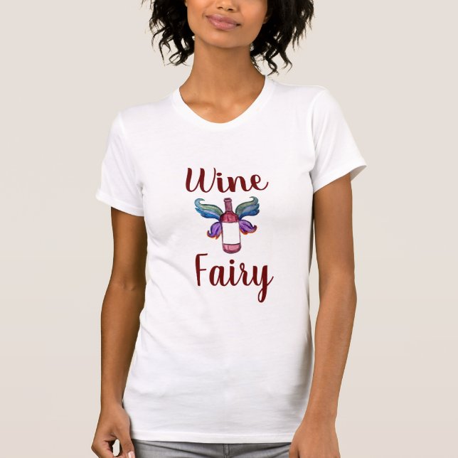 Wein Fairy T Shirt (Vorderseite)