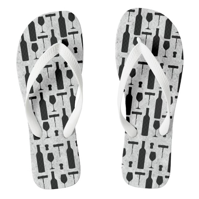 Wein Flip Flops (Fußbett)