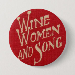 Wein-Frauen u. Lied Button