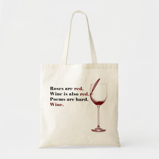 Wein-Gedicht-Tasche Tragetasche