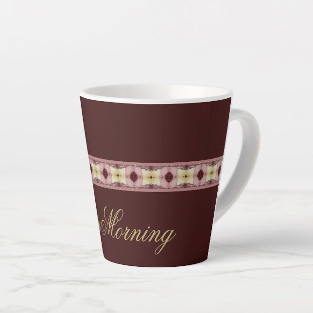 Wein Gemustert Milchtasse (Rechte Ecke)