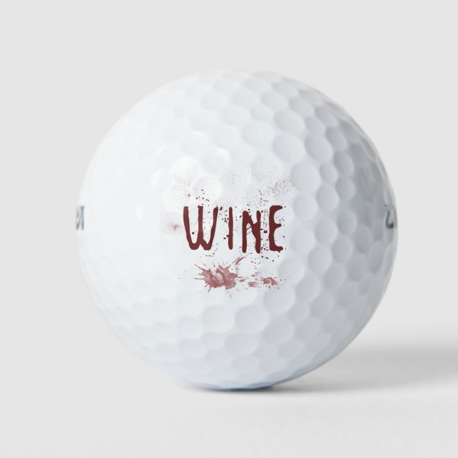 Wein Golfball (Vorderseite)