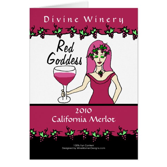 Wein-Göttin-rotes (Vorne)