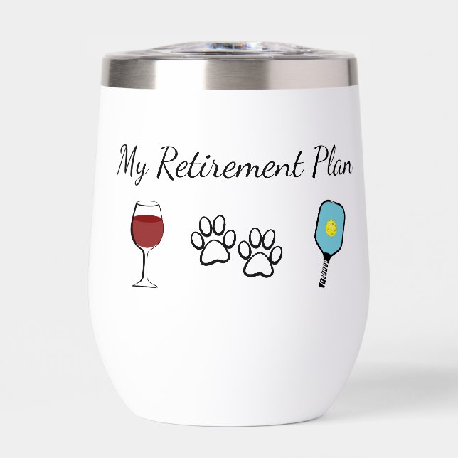 Wein, Hunde und Pickleball (Vorderseite)