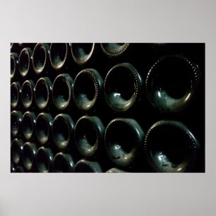Wein in Linie Poster