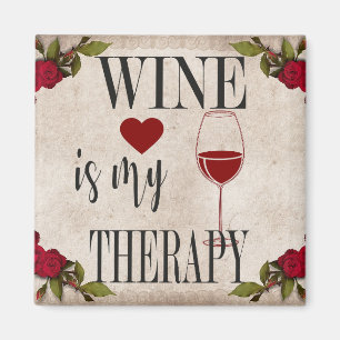 Wein ist mein Heilmagnet Magnet