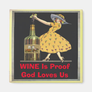 Wein ist nachweisbar, Text bearbeiten Magnet