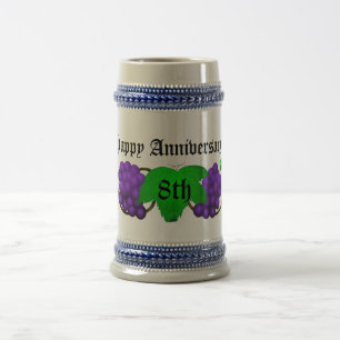 Wein-Jahrestag Stein 8. Bierglas