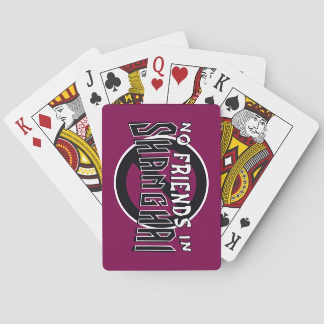 WEIN-Karten für Shanghai Rummy Spielkarten (Rückseite)