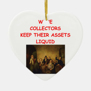 Wein Keramik Ornament