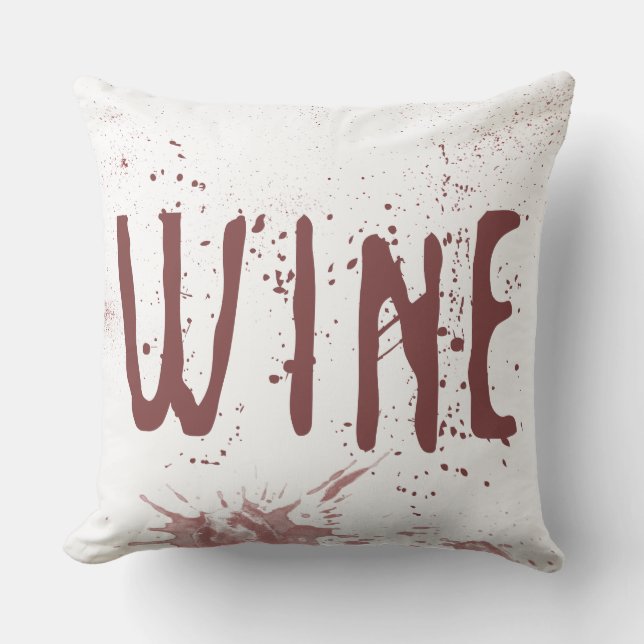 Wein Kissen Für Draußen (Vorderseite)