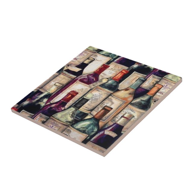 Wein-Liebhaber-Fliese Fliese (Seite)