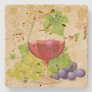 Wein-Liebhaber-SteinUntersetzer Steinuntersetzer