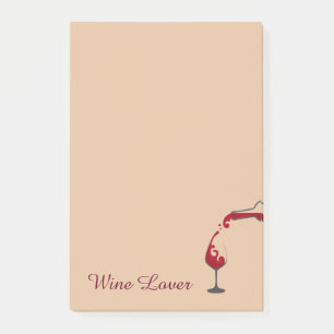 Wein Lover Post-it-Notes Post-it Klebezettel
