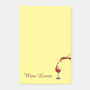 Wein Lover Post-it-Notes Post-it Klebezettel