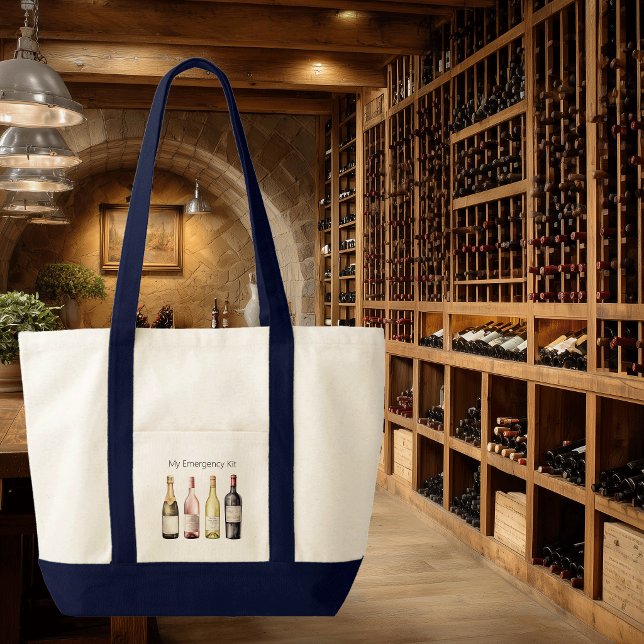 Wein Lover Tag Tasche mit Funny Sprichwort (Wine lover tote bag)