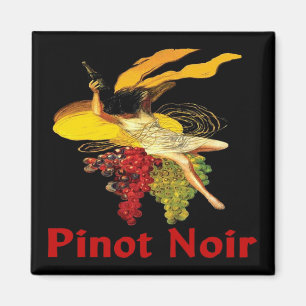 Wein-Mädchen-Pinot Noir Magnet