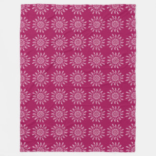 Wein Mandala Fleecedecke