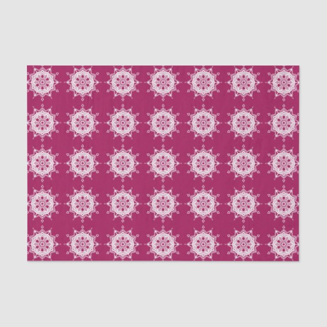 Wein Mandala Seidenpapier (Vorderseite)