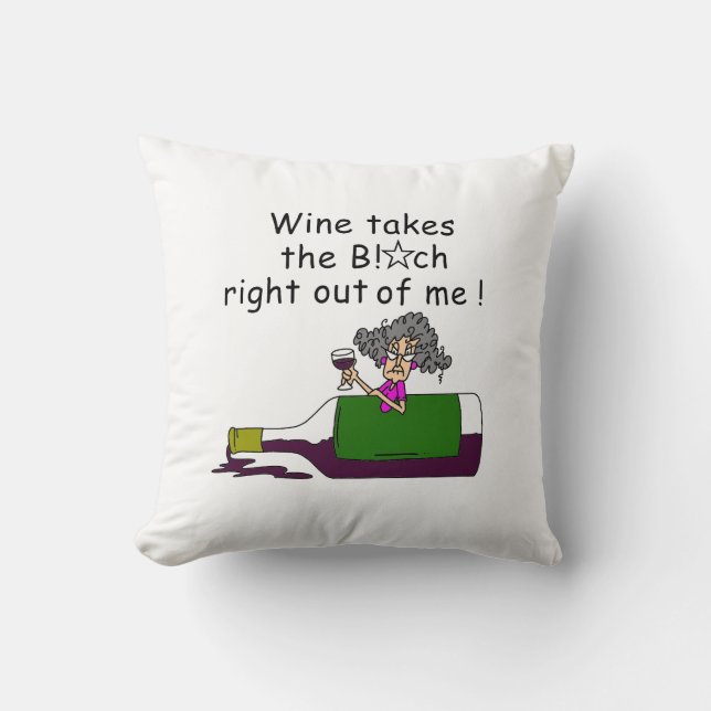Wein mellows Me Kissen (Vorderseite)