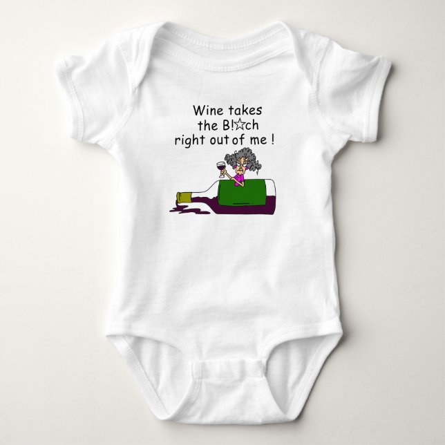 Wein mildert mich T-Shirt (Vorderseite)
