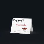Wein mit Splash Birthday Card Karte<br><div class="desc">So eine einfache,  aber so lustige weinbezogene Geburtstagskarte.  Ideal für einen Weinliebhaber mit einem leichten Spaß;)</div>