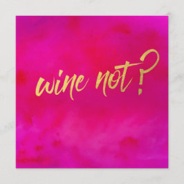 Wein nicht einladen Perlschimmer Einladung