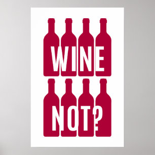 Wein nicht poster