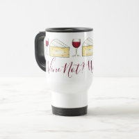 Wein nicht? Red Wine Lover Merlot Glass Brie Käse